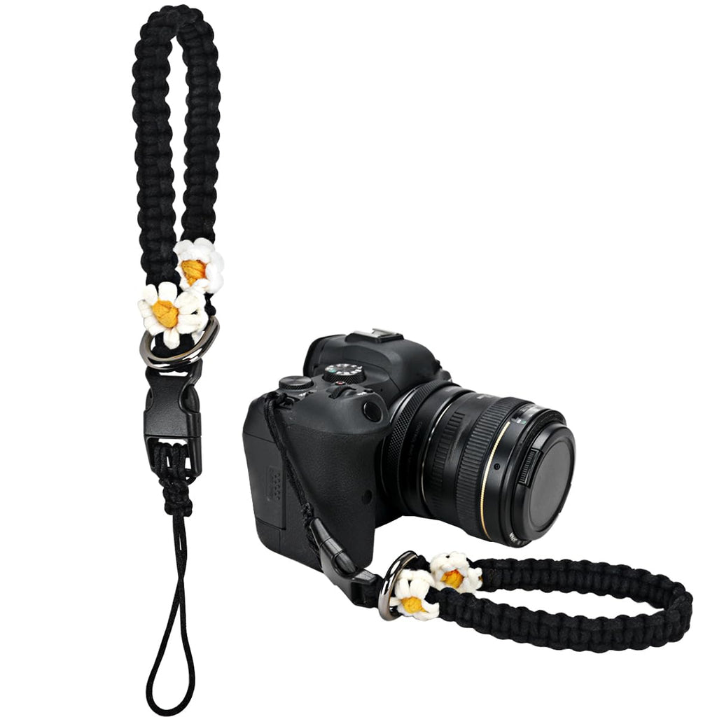 VICHUNHO Camera Wrist Strap,DSLR Camera Wristlet Lanyard,Tactical Camera Hand Sling,Quick Release Rope, Portable Accessories Daisy