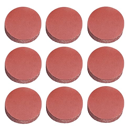Senmai Tools Pack of 120 Sandpaper 50 mm Sanding Discs Round Grit 80 Sandpaper 2 Inch Sanding Pads Suitable for Power Tools Wood Furniture Painting Automotive 80 grit