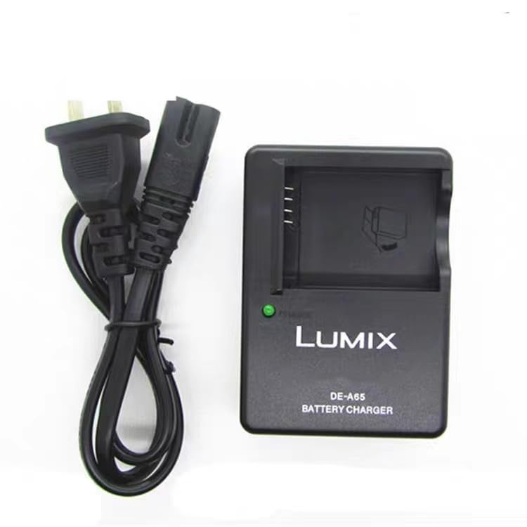 DE-A65 Camera Battery Charger for Panasonic： LUMIX DE-A65A DE-A65B DE-A65BA DEA65 DEA65A DEA65B DMC-ZS1 ZS3 ZS5 ZS7 ZS8 ZS10 Camera DMW-BCG10GK Charger Power Supply