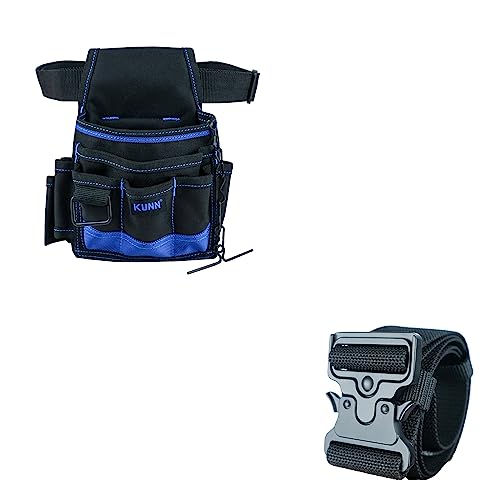 Electrician Tool Pouch & 2 Inch Mens Quick Release Work Belt