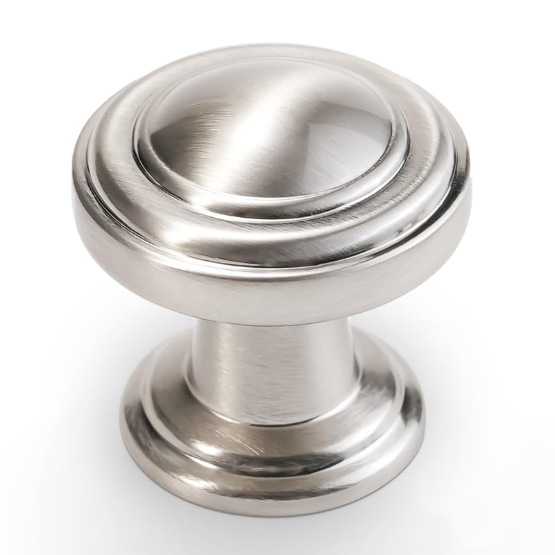 10 Pack Brushed Satin Nickel Kitchen Cabinet Knobs Solid Drawer Knobs Kitchen Cabinet Hardware Zinc Alloy Handles Drawer Knobs Dresser Handles Knob 10
