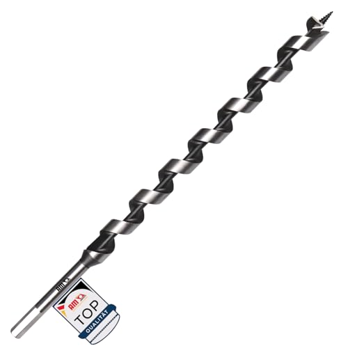 Auger Drill Bit 20 mm - 400 mm | Wood Drill Long | Lewis Spiral Drill Bit (Diameter 20 x 400 mm) 400 mm, 20 mm