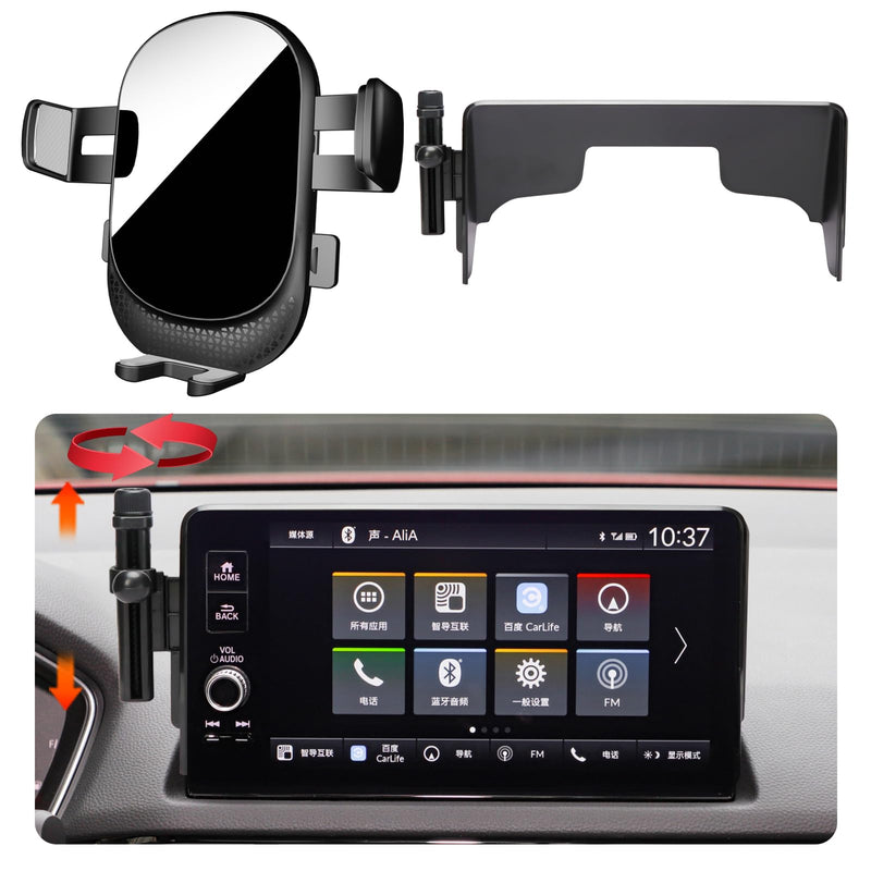 Car Phone Holder for Honda Civic Auto Accessories[Special vehicle installation，only For 2022-2024 11th Civic，non universal][Auto Lock Hands Free Cell Phone Mount Car fits for iPhone & All Smartphones] For Civic 2022-2023