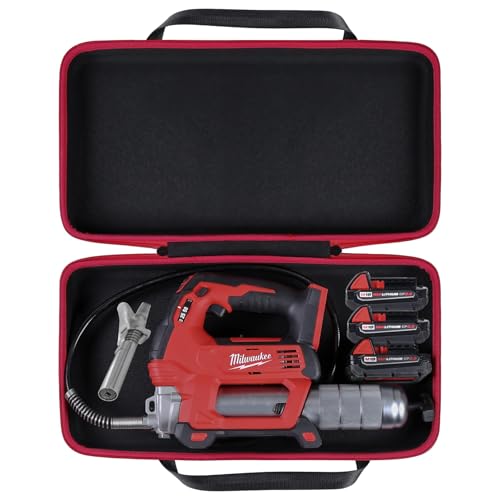khanka Hard Case for Milwaukee M18 2646-20/M12 2446-20 Grease Gun