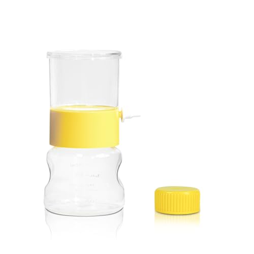 PEKYBIO 250mL Sterile Vacuum Filter Units with 0.22um PES Membrane, Individually Wrapped, Pack of 4Pcs