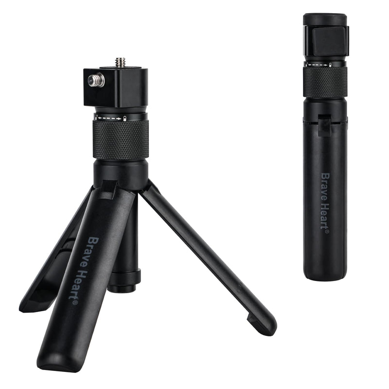 Bullet Time Handle Tripod Multi-Functional Tabletop Fold Tripod for insta360 Insta 360 X3,ONE RS,GO 2,ONE X2,ONE R,ONE X ONE RS Gopro Go pro Hero 11 10 9 5 4 3 Sport Camera Accessories (Mini Tripod) Mini Tripod