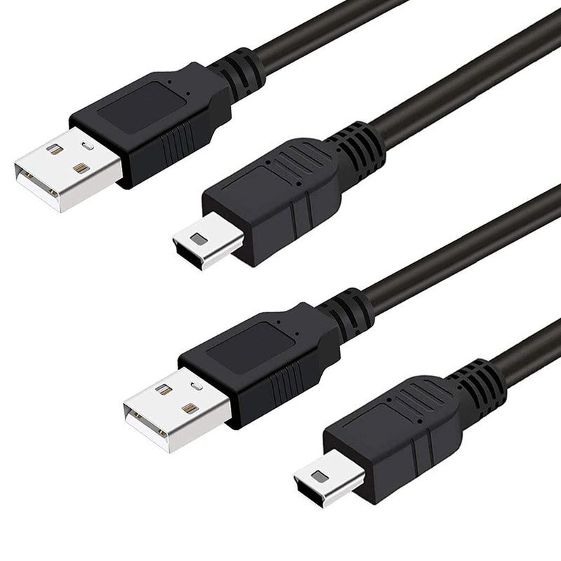 TI84 USB Cable for Texas Instruments Calculator, TI-84 Plus, TI-84 Plus C Silver Edition, TI 89 Titanium, TI Nspire CX/TI Nspire CX CAS Graphing Calculator (Pack of 2)