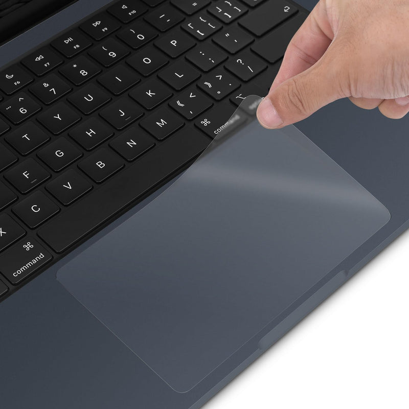CaseBuy MacBook Air 15 inch Trackpad Protector Cover for 2024 2023 MacBook Air 15.3" M3 M2 Chip A2941 A3114 with Touch ID Clear Anti-Scratch Touch Pad Protector Skin -2PCS MacBook Air 15"(2023-2024)
