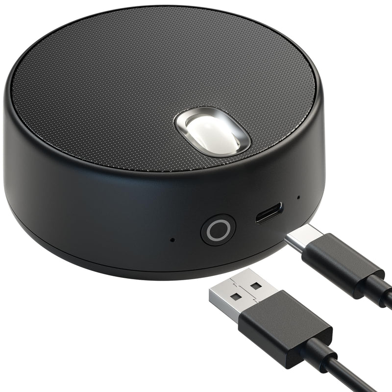 ROFALL USB Computer Speakers with Microphone, PC Laptop Speaker with Mic, 3 Sound Modes, Hand Free Enhanced Voice Pick up, Compatible with Zoom for Personal Call and Home Office Meeting