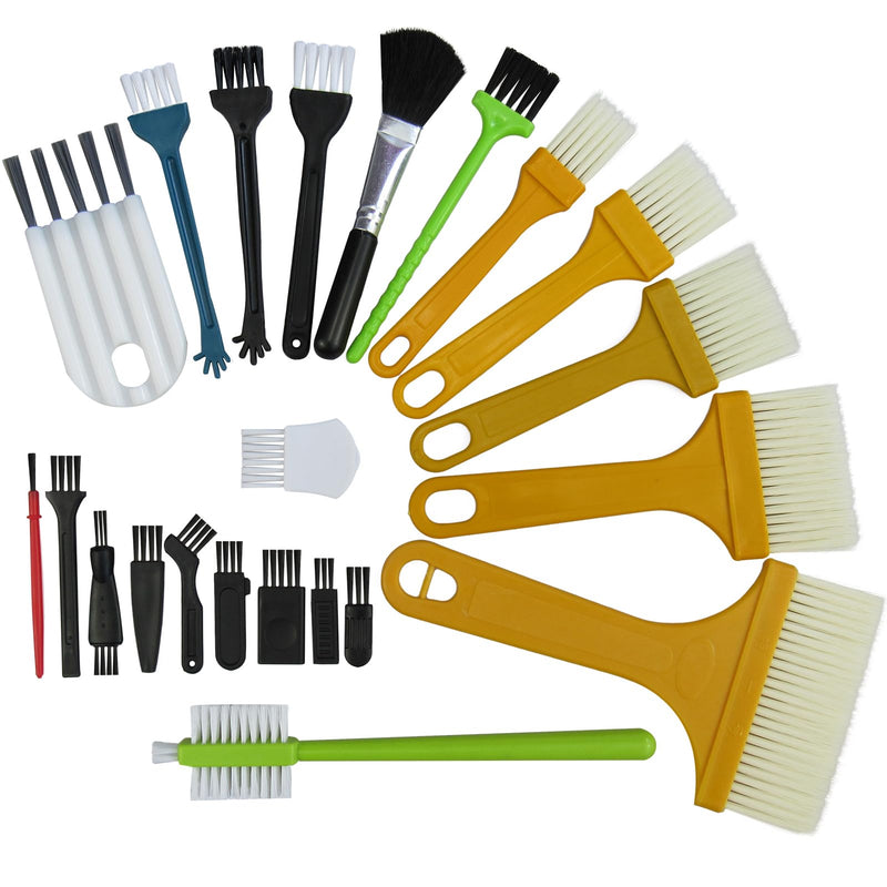 Small Cleaning Brush,Electronics Brush for cleaning computer keyboards,Laptop,sewing machine,Cleaning Brush Kit (Set of 22)