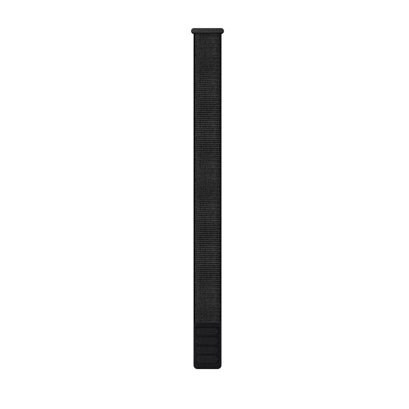 Garmin Ultrafit Nylon Armband - flexibel, atmungsaktiv, langlebig und komfortabel; in verschiedenen Größen Black 22 mm