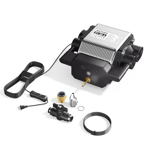 Longer Laser Engraver Air Assist kit for RAY5 10W/20W, Large Airflow, Adjustable Airflow of 10-30L/min, for CNC Cutting and Laser Engraving, Remove Smoke and Dust Protect Laser Lens Low Noise 10.6"*10"