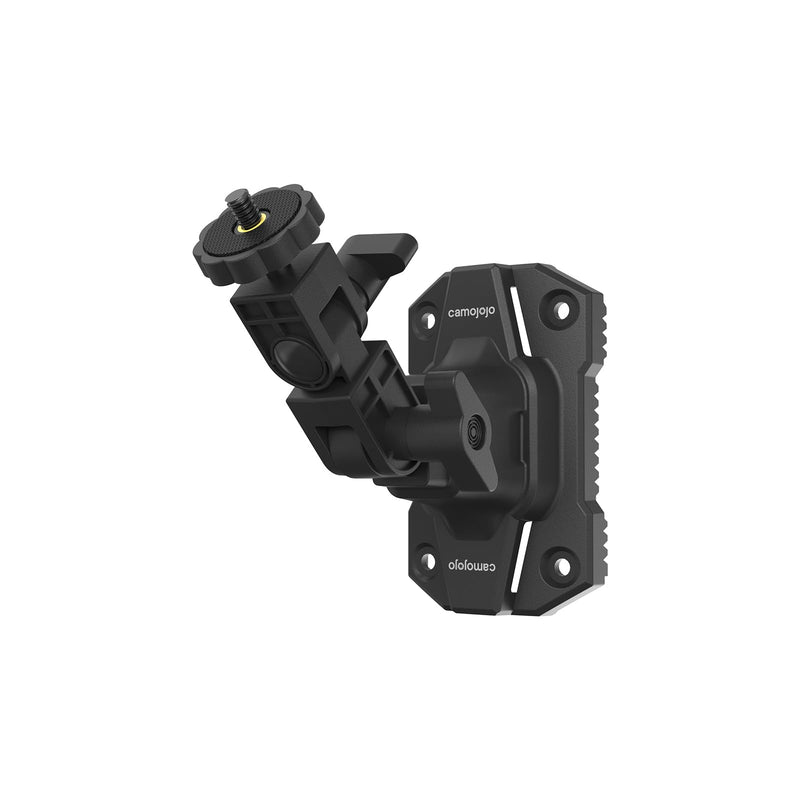 Trail Cameras Mounting Bracket with 1/4" -20 Threaded Insert 360°Rotating Adjustable Holder for Outdoor Hunting Gear Accessory, Game Camera Holder Monitor Stand Hunting Camera Kit