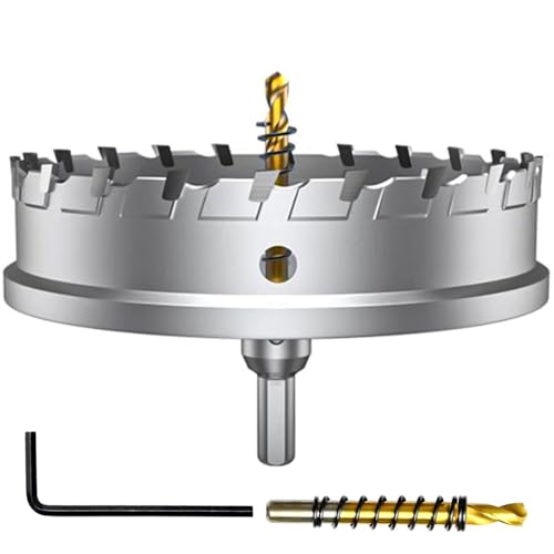 6'' Tungsten Carbide Tipped Hole Saw Drill Bit for Hard Metal Steel 152mm | 6''