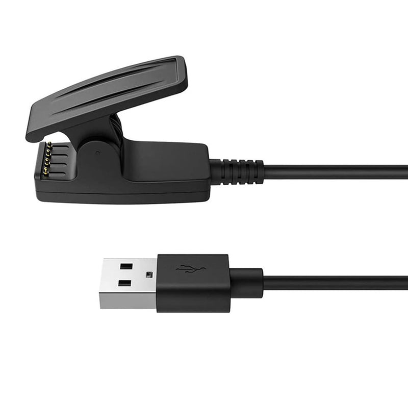 Charger for Garmin Lily, Vivomove HR, Forerunner 235/35/230/630/645/735XT, Approach S20/G10 Replacement Charging Clip Sync Data Cable (3.3ft/1m) (1) 1
