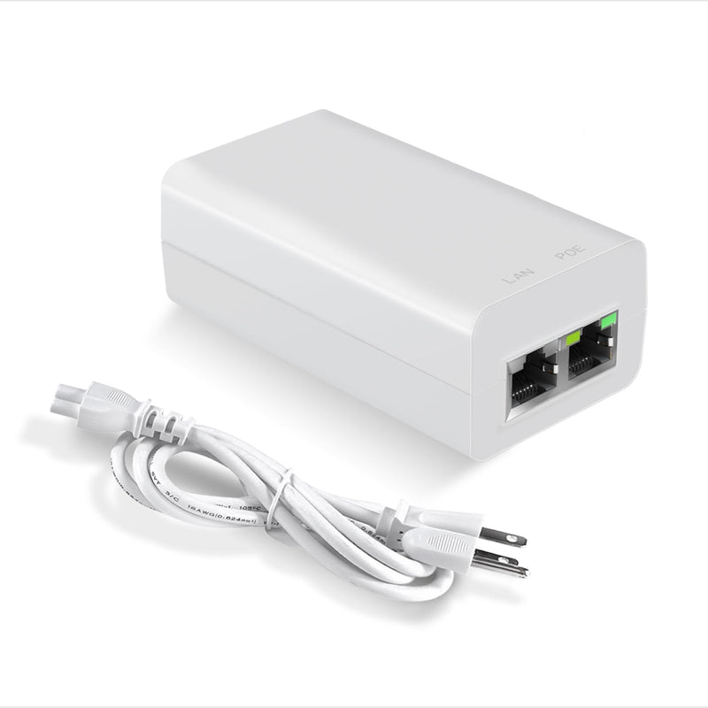 EN15G-24-3 Gigabit PoE Injector, 24V 15W, Single Port PoE Power Injector for IP Camera, Wireless Access Point, IP Phones