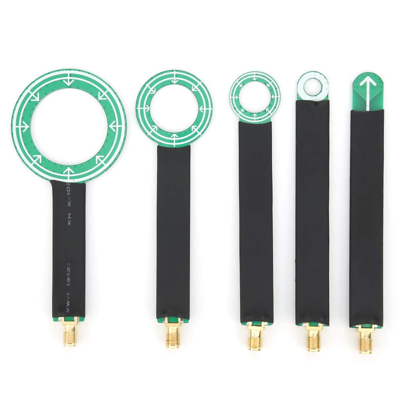 Magnetic Field Antenna, 5 Pieces PCB Near Field Antenna, Magnetic Field Probe EMC EMI Tool Accessories for Electronic Components, Radio Antennas