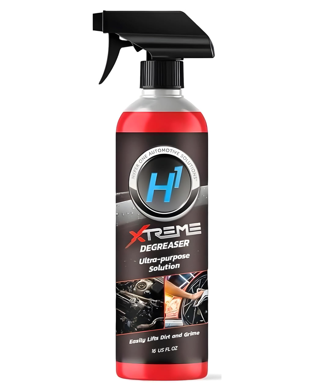 Hyper One Automotive Xtreme Degreaser - All Purpose Outdoor Grill and Car Degreaser - Multi-Purpose Cleaner for Brakes, Engines and Chains - Dirt and Grease Remover