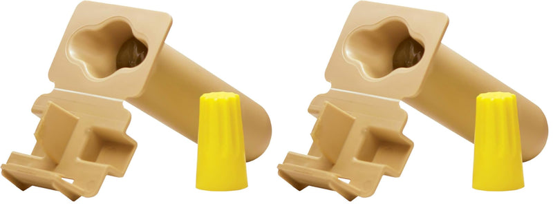 King Innovation 20210 DryConn GTSR Wire Connector, 25 Count (Pack of 2), Tan 25 Count (Pack of 2) Min #18/Max #10