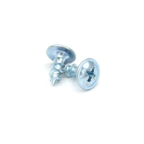 Yellowbird #8 x 7/16" Modified Truss Head - Ball-Bearing Drawer Slide Screw - Phillips Zinc - Bit Included - 1000 Ct.