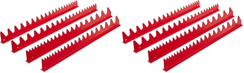 Ernst Manufacturing - 40 Tool Space Saver Wrench Rails Red (6014) (Pack of 2) 4 Count (Pack of 2) Standard
