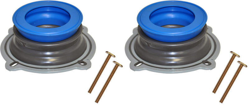 Danco 10826X Wax Ring with Bolts, No Size, Gray (Pack of 2) 1 Count (Pack of 2)