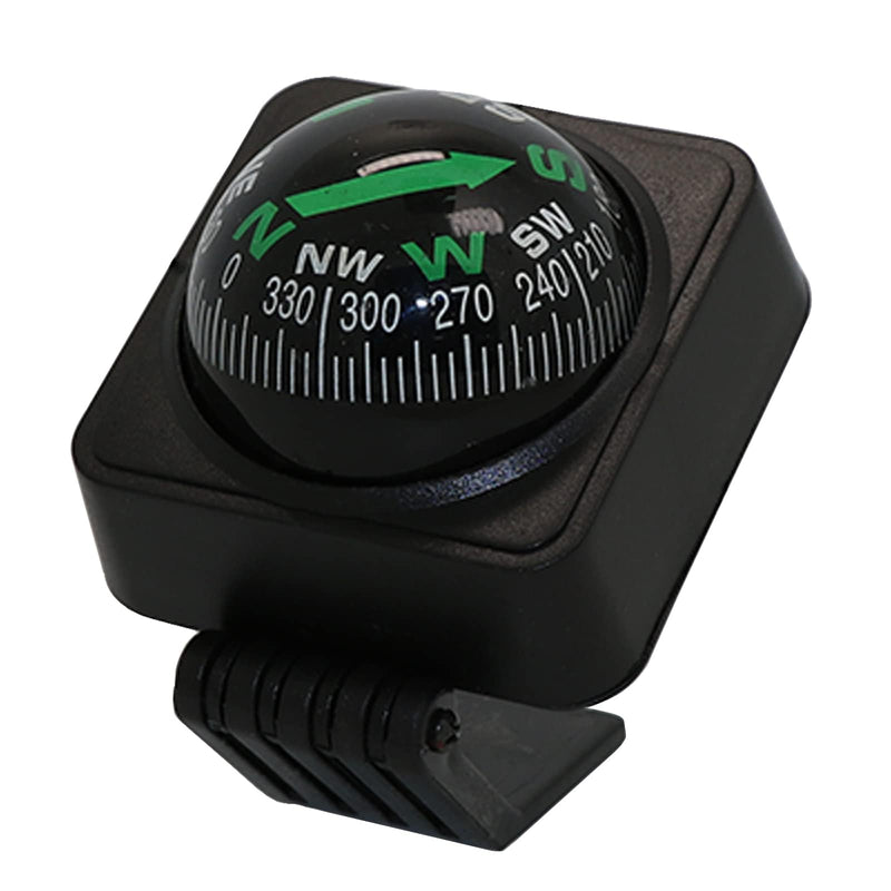 Automotive Compass Dashboard Mounted Small Ball Compasses for Car Portable Navigation Auto Interior Decoration Accessories Gifts for Men Women Black ‎LC450