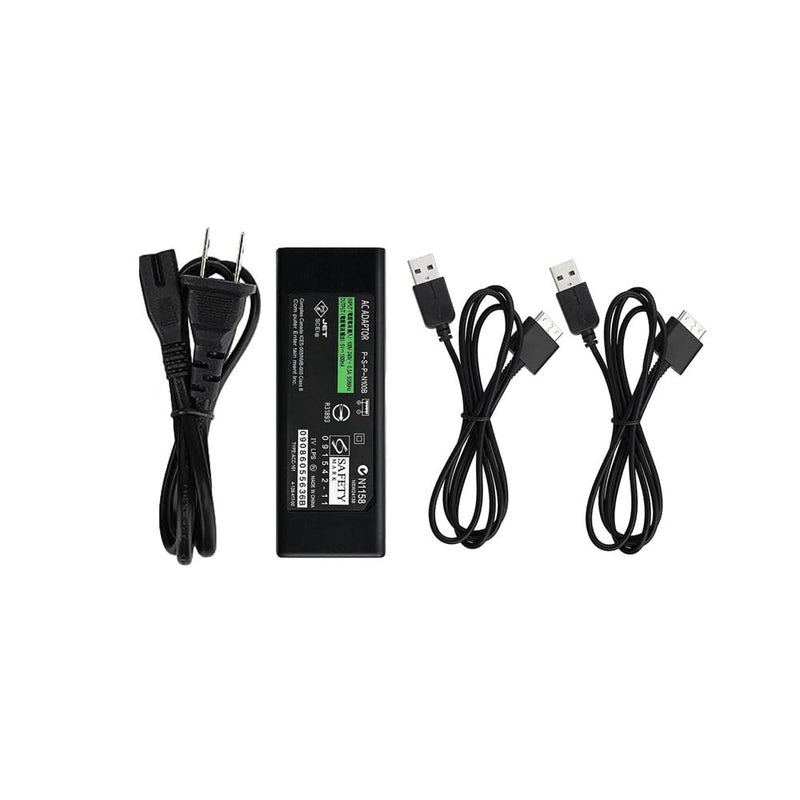 AC Power Charger Adapter with USB Charging Cable Cord for PSP GO- Wall Chargers Supply Kit for PSP Go Console