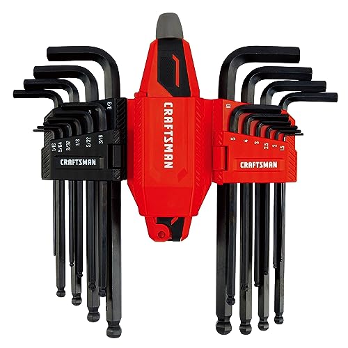 CRAFTSMAN Universal L-to-T Allen Wrench Hex Key Set, 20 Piece (CMHT26028) NEW 20 Piece MM/SAE