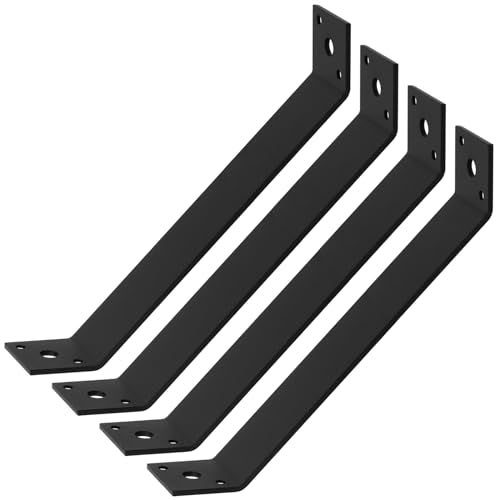 4 Pack 11-1/8" x 1-1/2" 45-Degree Angle Bracket for Post Pergola 11-1/8" x 1-1/2"