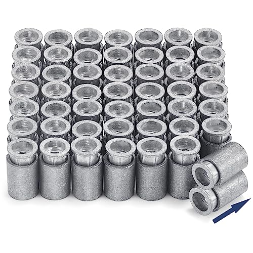 Hicarer 100 Pcs Lead Anchors for Concrete 1/4-20 Thread Hurricane Shutter