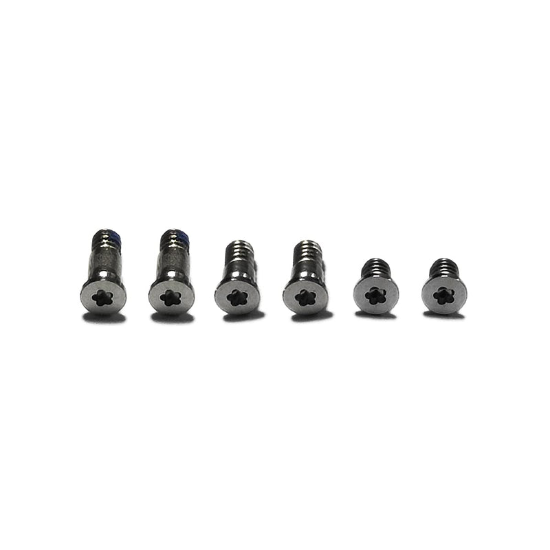 New Bottom Case Screws (Pentalobe P5) 6 pcs Replacement for MacBook Pro 13" A1708 A2159 A2338 2016-2020 Year (Space Gray)