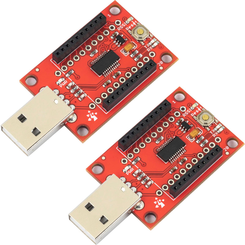 2pcs USB Type A Breakout Board for XBee Explorer Dongle