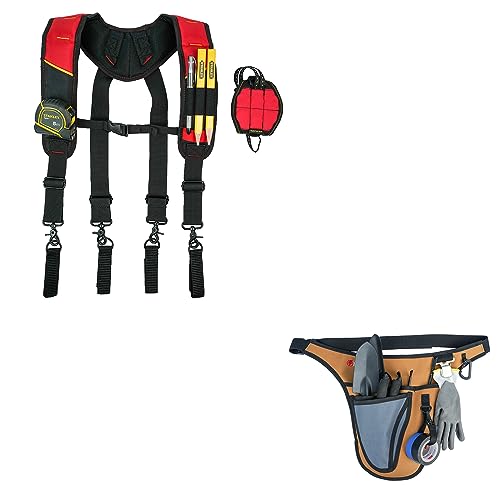 KUNN Magnetic Tool Belt Suspender & Garden Tool Waist Belt