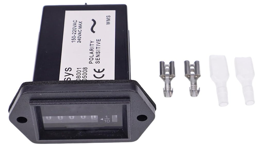 12V-36V Hour Meter Compatible with Boat Car Truck Tractor Outboard Engine