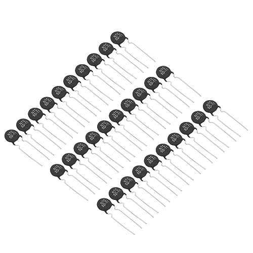 PATIKIL NTC Thermistors Resistors 30 Pieces 5 Ohm NTC5D-11 Highly Sensitive Current Limiter Temperature Sensor for Measuring Temperature Black | Highly sensitive current limiter temperature sensor, for measuring temperature