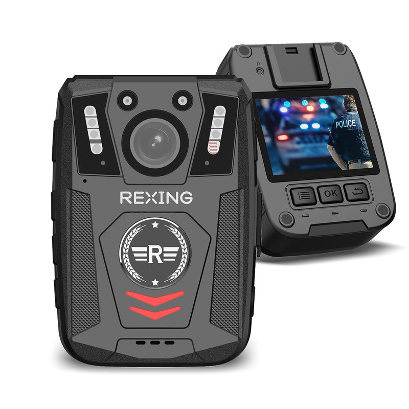 P2 FHD Body Camera - 1080P FHD Body Cam with Infrared Night Vision, Lightweight Wearable Camera, Video Surveillance, 8X Digital Zoom, 170 Degree Lens