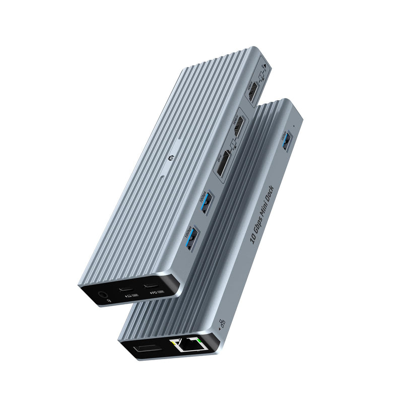 11 in 1 Laptop Docking Station, USB C HUB Dual 4K@60Hz Video Outputs Dual Monitor,(3 USB 3.1 10 Gb/s, 2 HDMI, 2 DP, 100W PD, Gigabit Ethernet & Audio) for Windows and M1 Macs