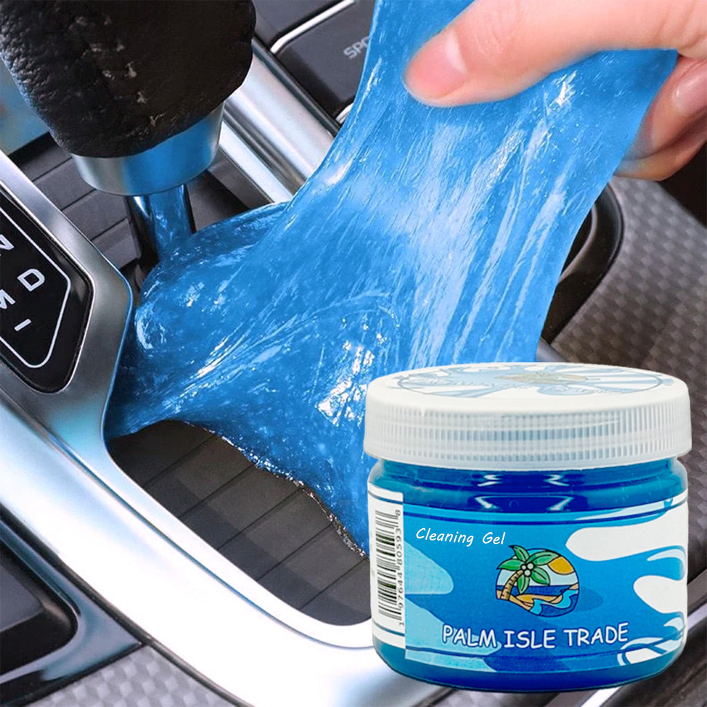 Car Cleaning Gel Car Goop Car Cleaning Slime Car Cleaning Putty Car Goop for Cleaning Car Detailing Kit Keyboard Cleaner Blue 5.6 oz 5.6 Ounce