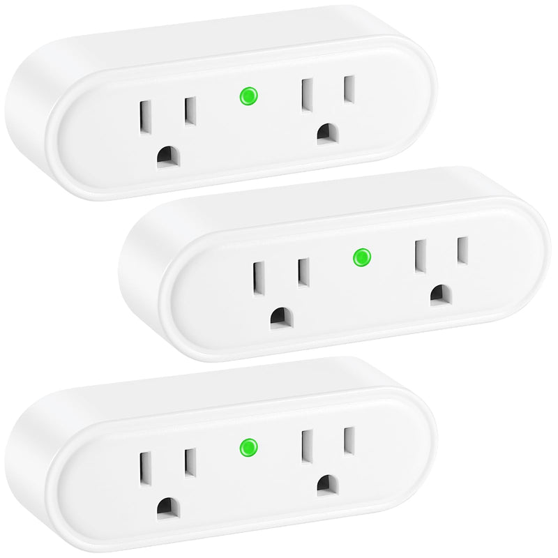 Thermostatically Controlled Outlet 3 Pack – Automatically Turns On at 32°F and Off at 50°F, Safe & Energy-Saving Thermo Cube for Chicken Water Heater, Pet Bowl, Bird Bath, and Roof Deicer White 3Pcs