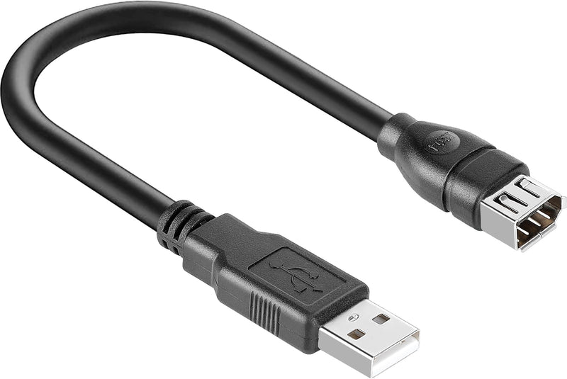 PASOW Firewire IEEE 1394 6 Pin Female to USB 2.0 A Male Adapter Converter Cable for Digital Camera, Digital Video recorders, Printer, Hard Disk - 20CM