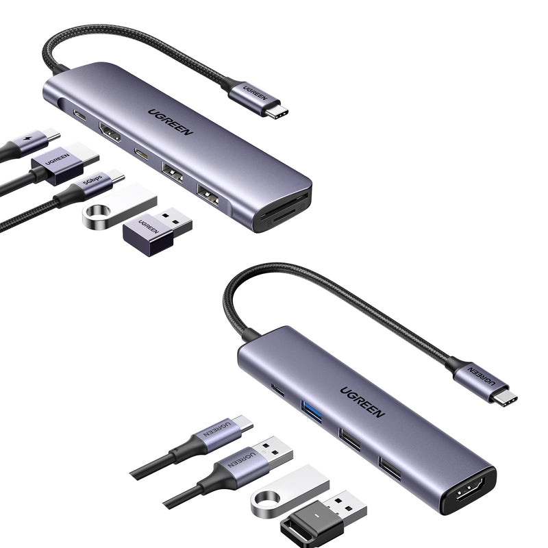 UGREEN Revodok 7 in 1 USB C Hub Bundle with Revodok 5 in1 USB C Hub