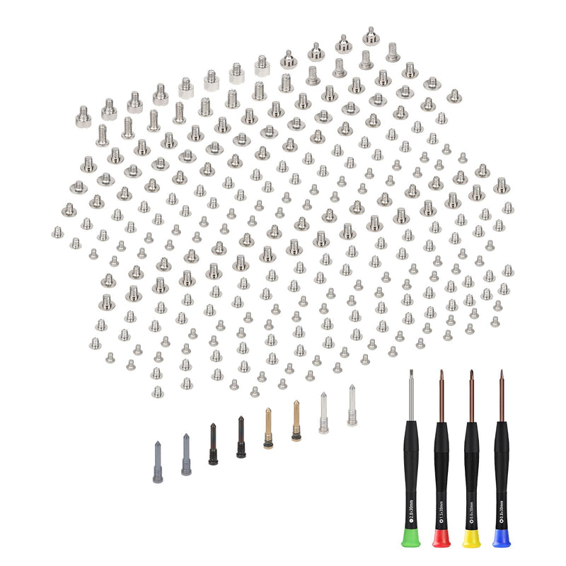 for iPhone 13 Complete Full Screws Set Replacement for iPhone13 with Pentalobe Bottom Screws Set Repair with 4 Screwdrivers for A2631 A2633 A2634 A2635 A2482