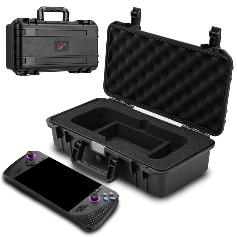 Luck&Link ROG ALLY Carrying Bag - Hard, Waterproof Case for ROG ALLY X, Controllers, Docking Station & Accessories - Large Capacity