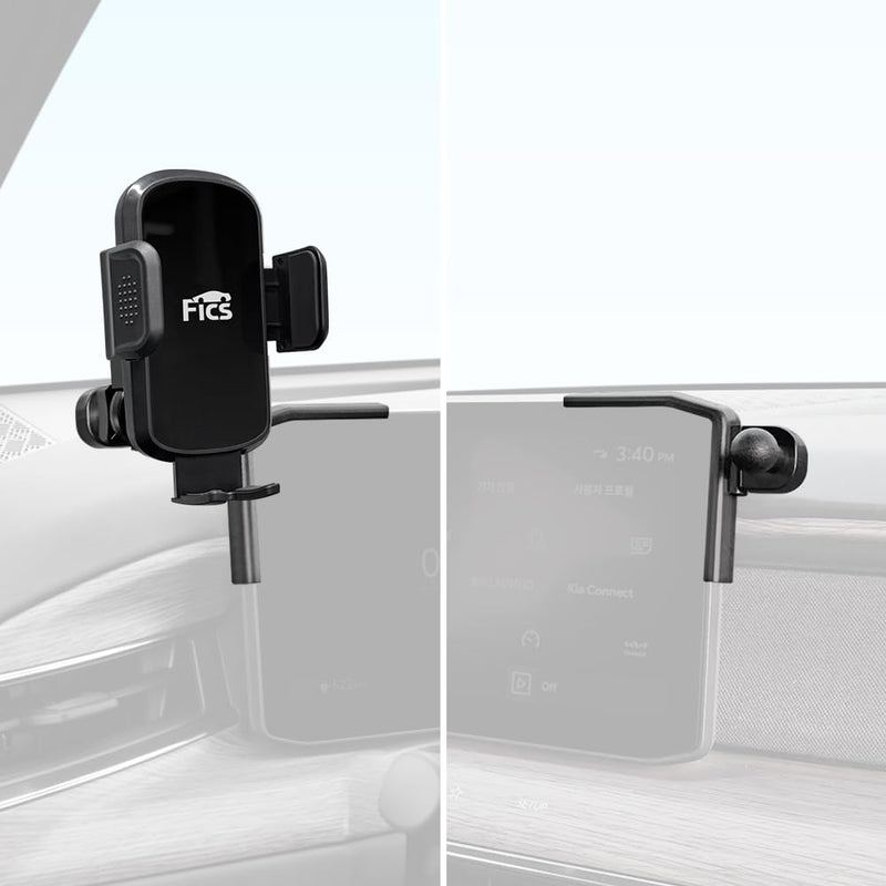 FICS Side Screen Phone Holder for KIA EV9 – Custom-Fit Left & Right Mount for Seamless Display Integration, Interior Accessories for Navigation Use, Stable Driving View