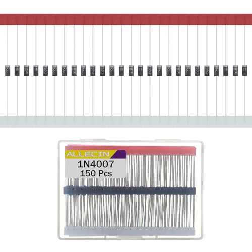 1N4007 Rectifier Diode 1A 1000V IN4007 4007 Axial 1Amp 1000 Volt DO-41 Rectifier Diode Rectifier Diodes Pack of 150 1N4007