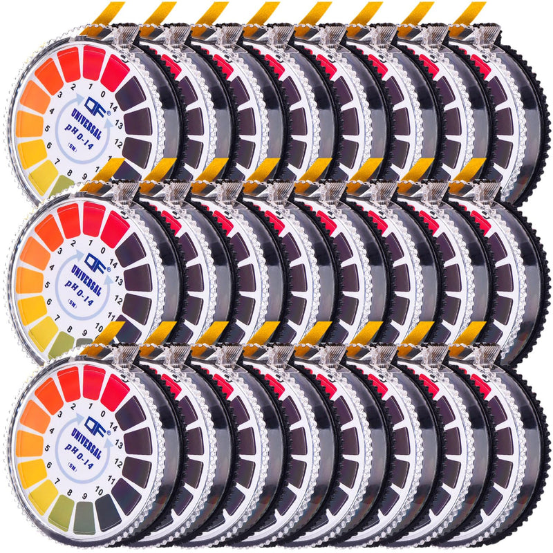 Jovitec Universal Ph Test Paper Strips Ph Test Strips Roll, Measure Full Range 0-14 Each 16.4 ft(24 Rolls) 24