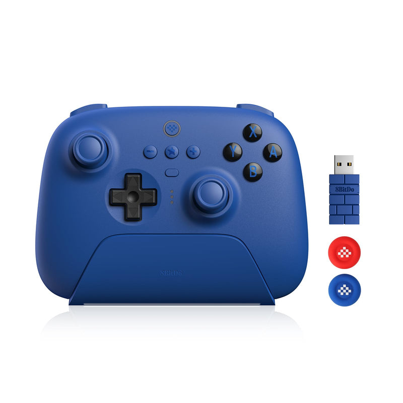 8Bitdo Ultimate Bluetooth Controller with Charging Dock, Bluetooth Controller Wireless Switch Controller for Switch and Windows(Blue) Blue