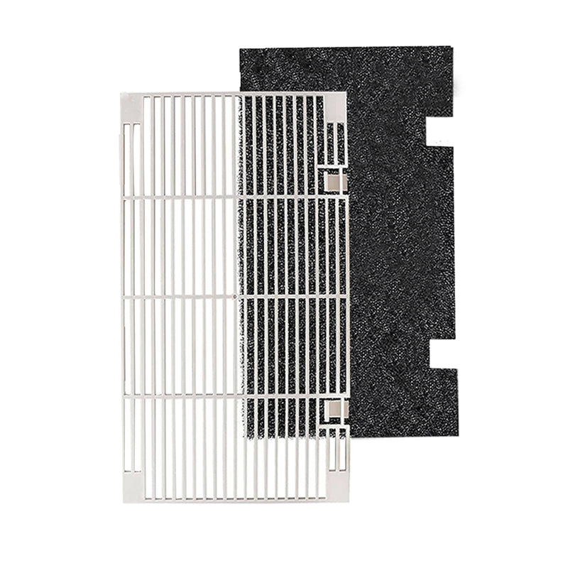 RV A/C Ducted Air Grille for Dometic 3104928.019 with Filters, Duo-Therm Replace Air Conditioner Vent cover, 14.1" x 7.7" Polar White 1set RV A/C Ducted Air Grille