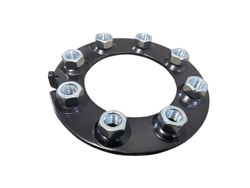Wheel Retaining Tension Ring for 8K-12K Axles. 8 5/8" Cone Nuts Included.